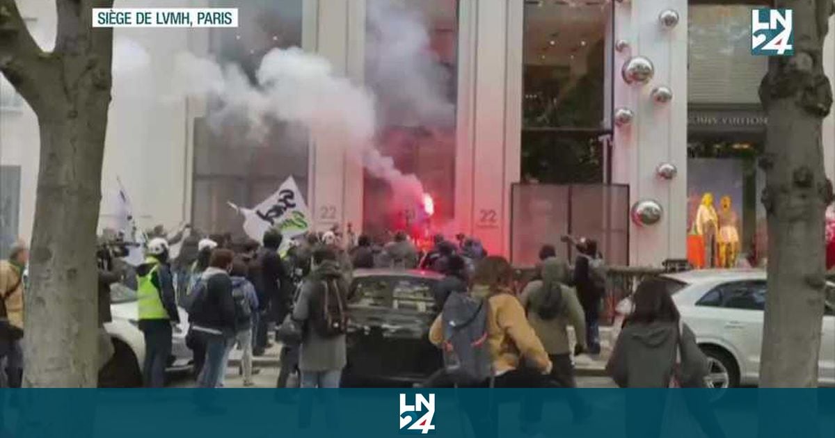 Des grévistes envahissent le siège de LVMH à Paris - Les News 24